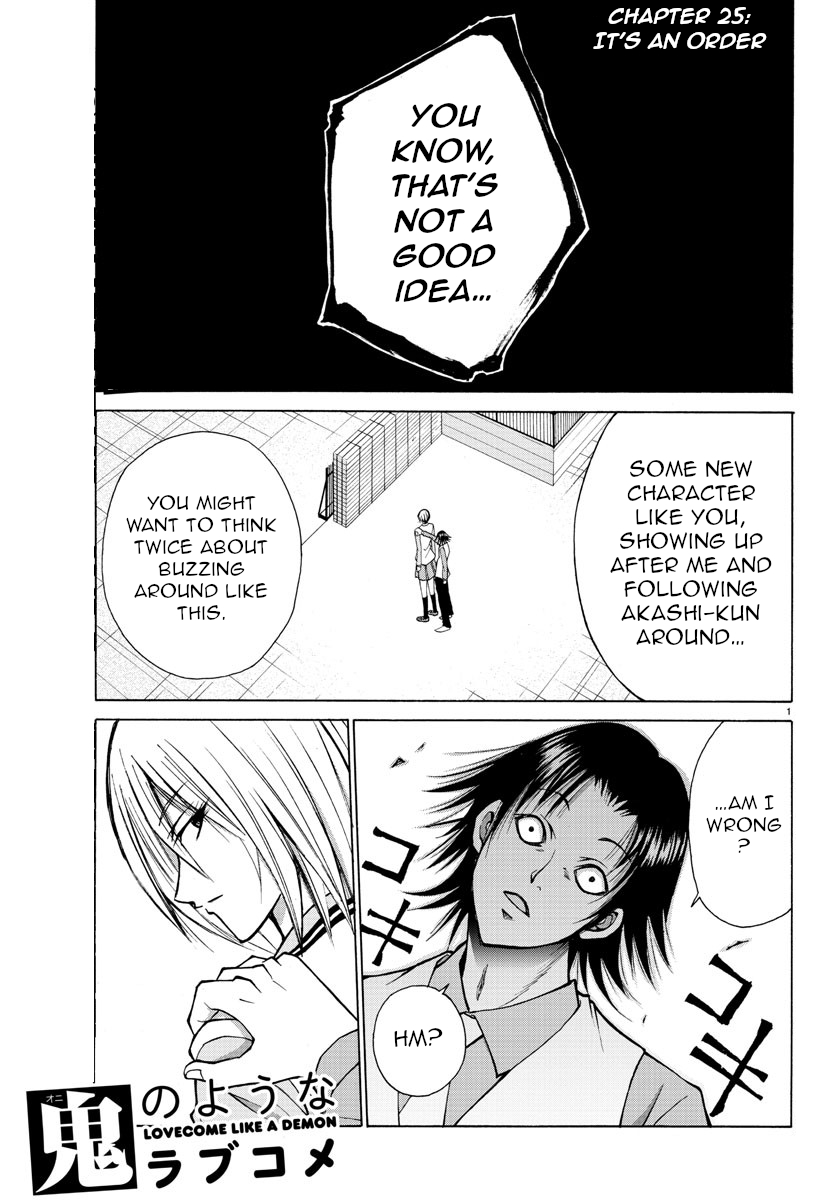 Lovecome Like A Demon Chapter 25 page 1 - Chapter 25: It's an Order