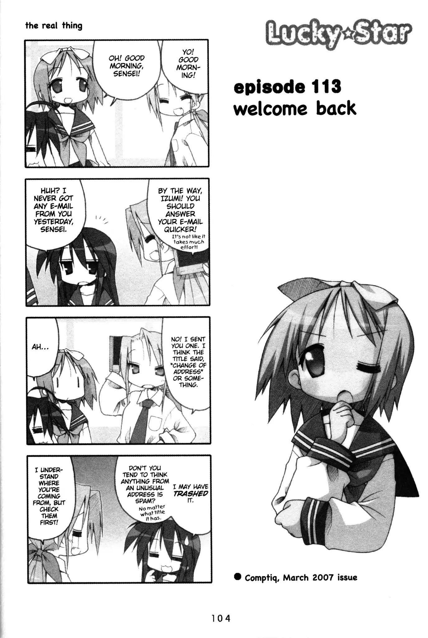 Lucky Star Chapter 113 page 1 - Chapter 113