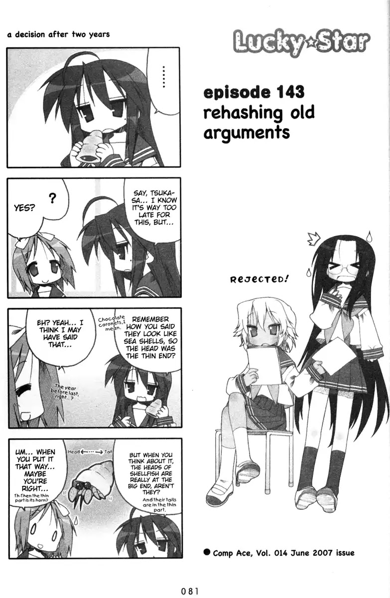 Lucky Star Chapter 143 page 1 - Chapter 143