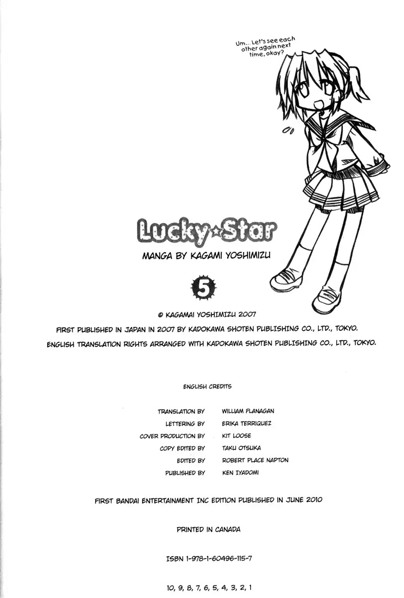 Lucky Star Chapter 149.7 page 12 - Vol.5 Special: Bonus 3