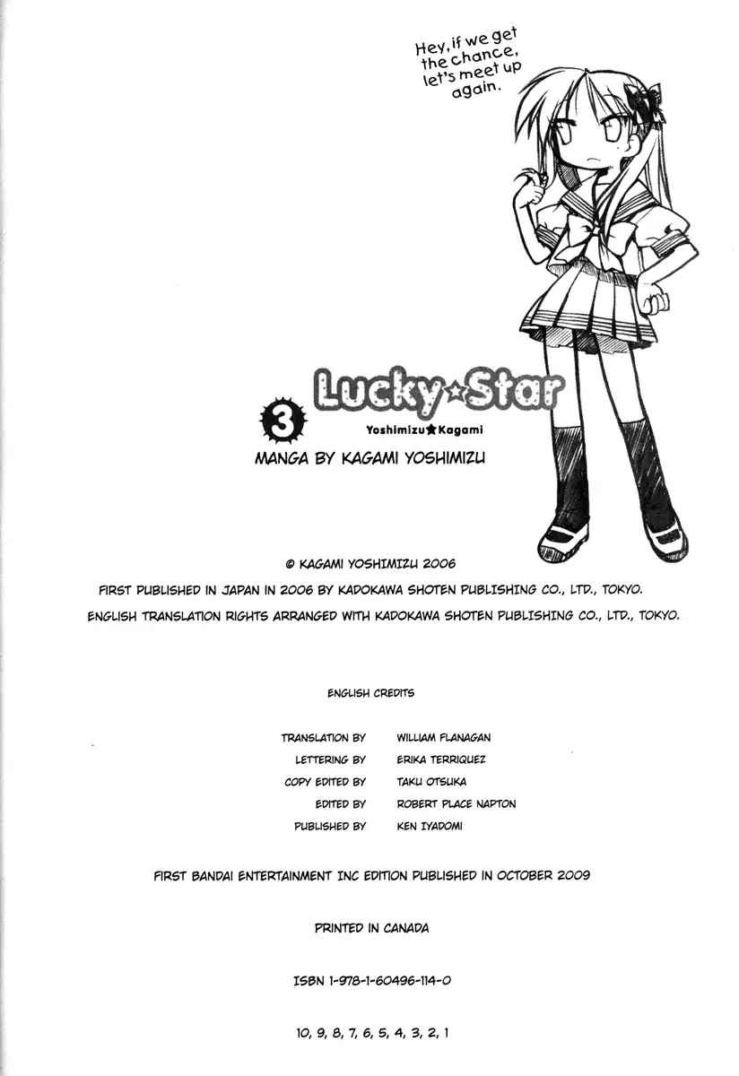 Lucky Star Chapter 87.5 page 10 - Vol.3 Special