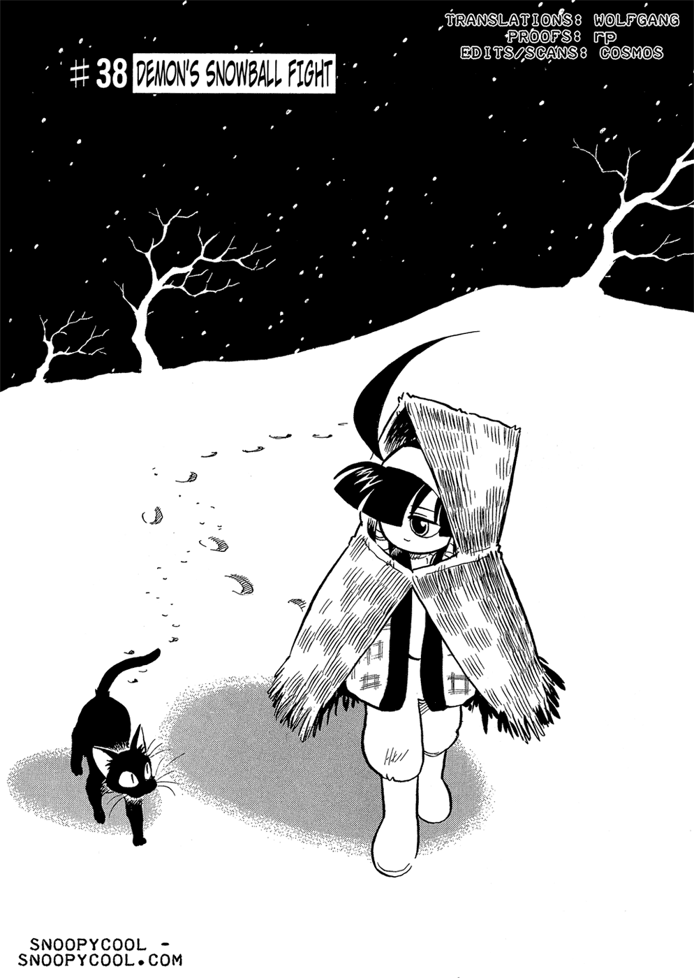 Lucu Lucu Chapter 38.2 page 1 - Chapter 38 v2 : Demon's Snowball Fight
