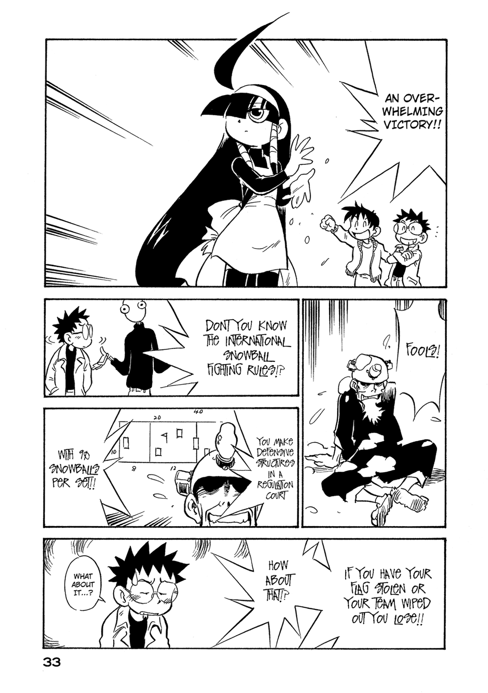 Lucu Lucu Chapter 38.2 page 11 - Chapter 38 v2 : Demon's Snowball Fight