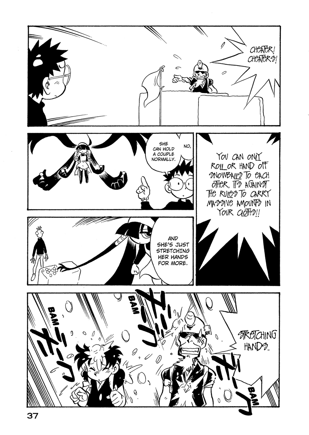 Lucu Lucu Chapter 38.2 page 15 - Chapter 38 v2 : Demon's Snowball Fight
