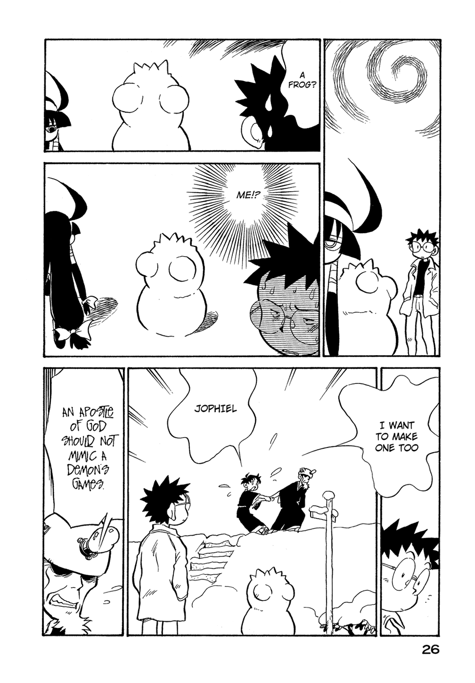 Lucu Lucu Chapter 38.2 page 4 - Chapter 38 v2 : Demon's Snowball Fight