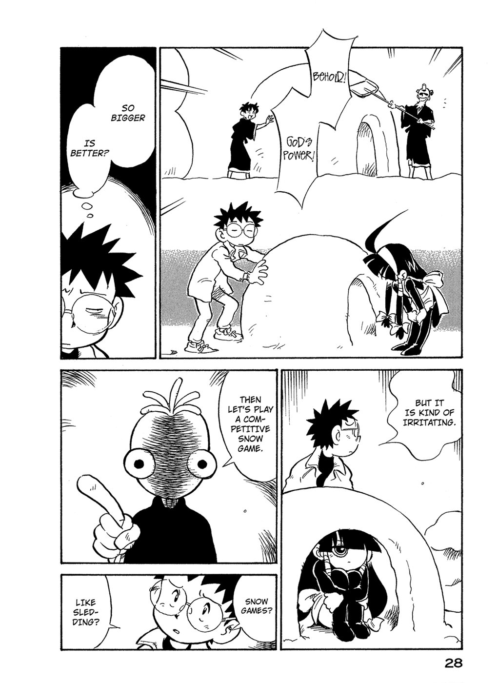 Lucu Lucu Chapter 38.2 page 6 - Chapter 38 v2 : Demon's Snowball Fight
