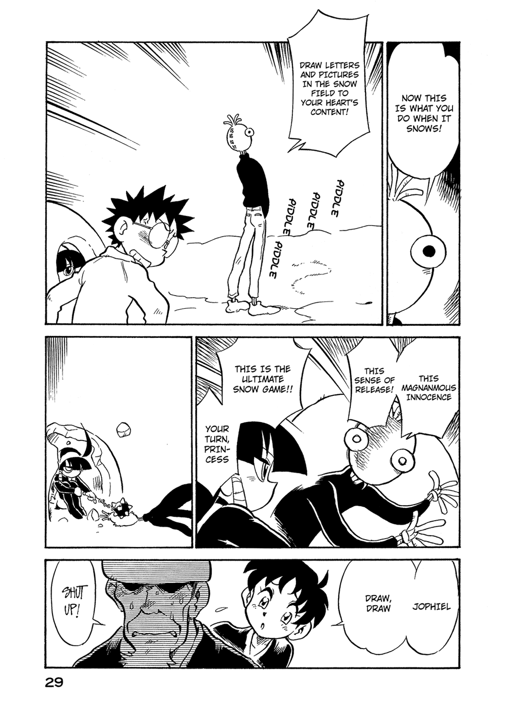 Lucu Lucu Chapter 38.2 page 7 - Chapter 38 v2 : Demon's Snowball Fight