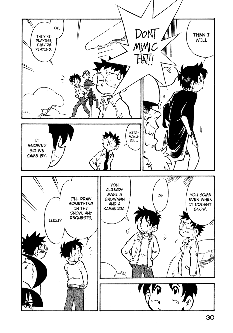 Lucu Lucu Chapter 38.2 page 8 - Chapter 38 v2 : Demon's Snowball Fight