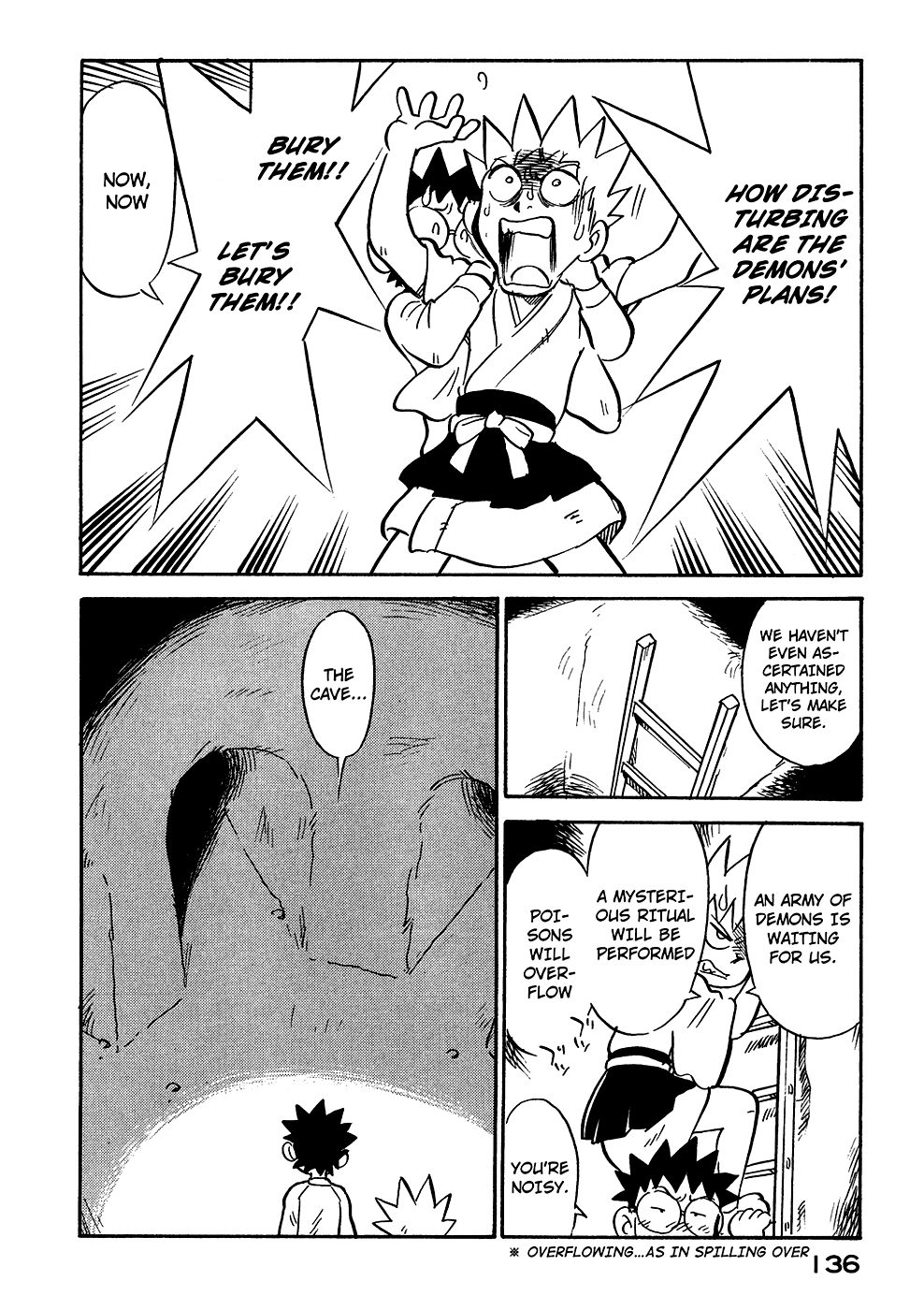 Lucu Lucu Chapter 52.2 page 14 - Chapter 52 v2 : Demon's Working Behind the Scene