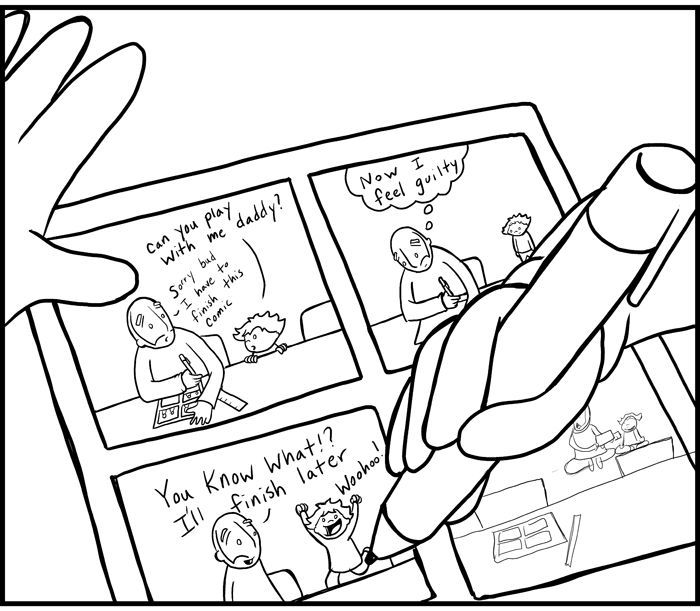 Lunarbaboon Chapter 41 page 4 - Chapter 41 : Cartoonist