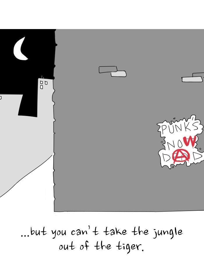 Lunarbaboon Chapter 67 page 9 - Chapter 67 : Punks (by David the DaneMen of The DaneMen)