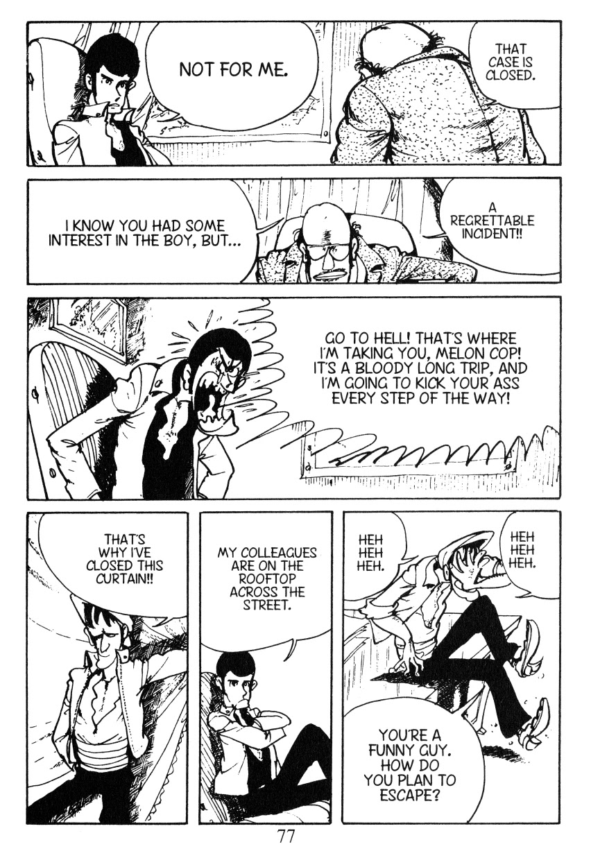 Lupin III: World’s Most Wanted Chapter 3 page 17 - Chapter 3: Melon Cop