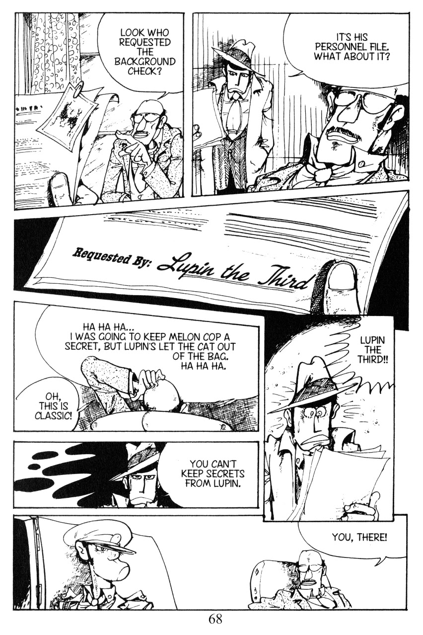 Lupin III: World’s Most Wanted Chapter 3 page 8 - Chapter 3: Melon Cop