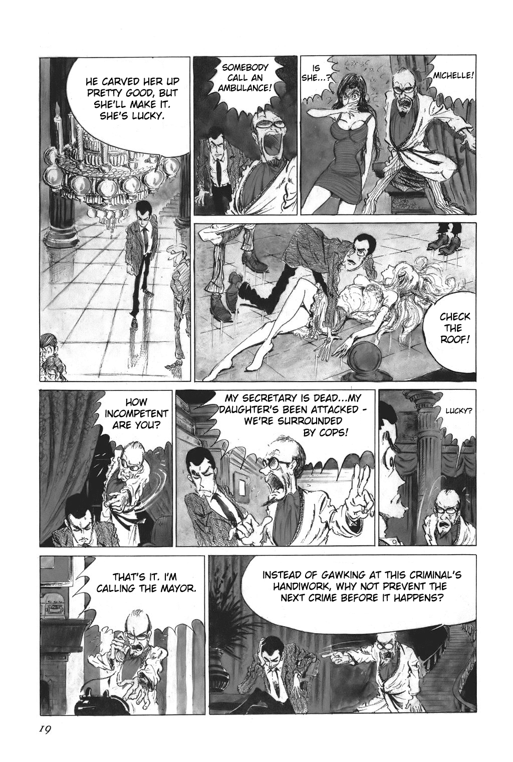 Lupin III Chapter 1 page 13 - Chapter 1: Art Of The Entrance