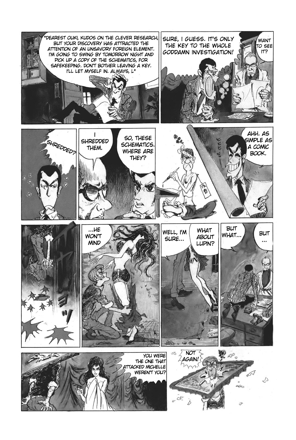Lupin III Chapter 1 page 16 - Chapter 1: Art Of The Entrance