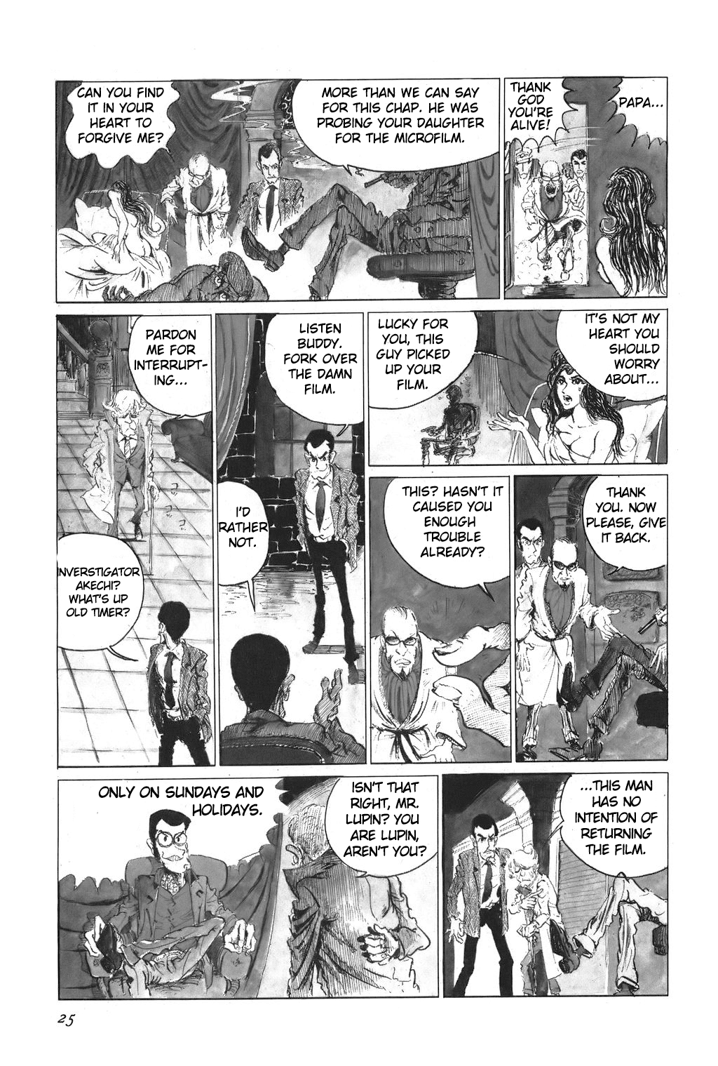 Lupin III Chapter 1 page 19 - Chapter 1: Art Of The Entrance