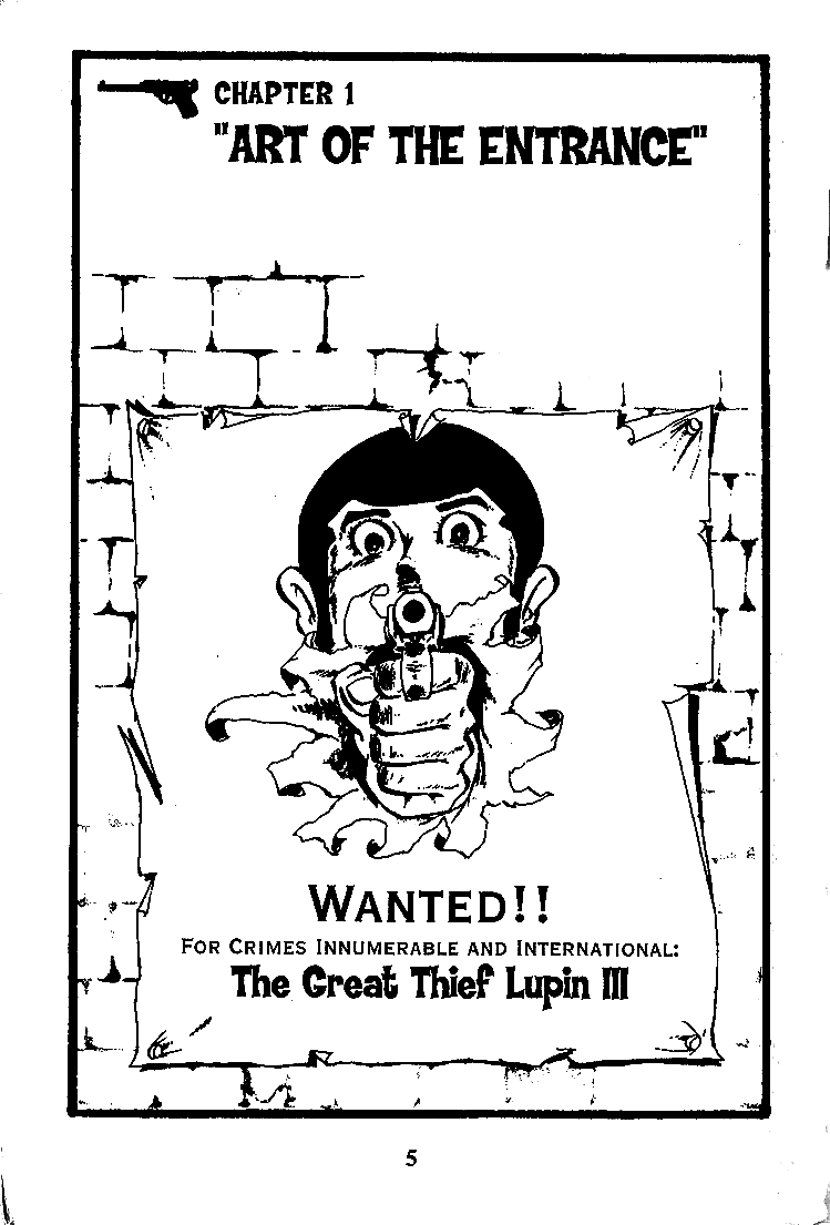 Lupin III Chapter 1 page 2 - Chapter 1: Art Of The Entrance