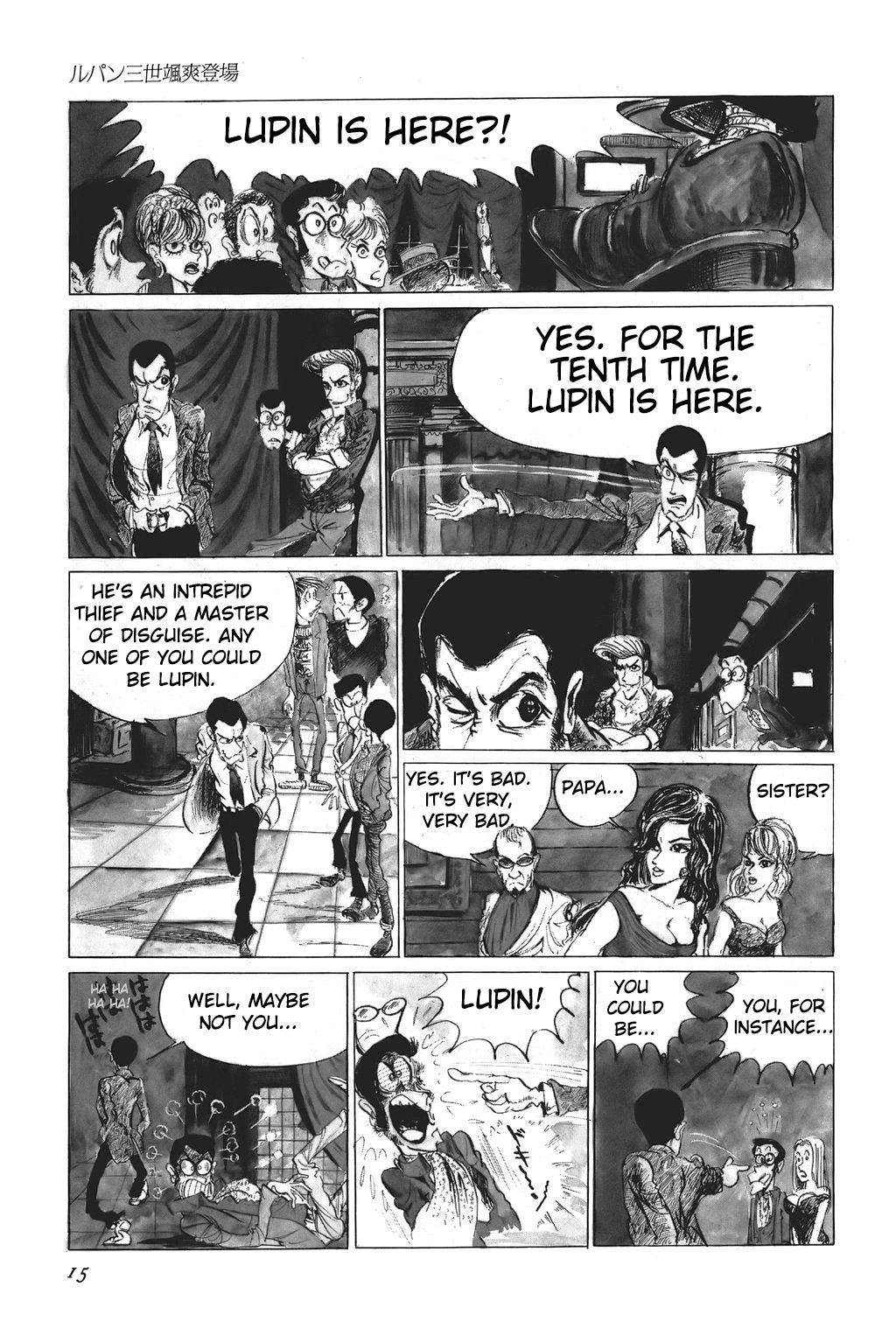 Lupin III Chapter 1 page 9 - Chapter 1: Art Of The Entrance