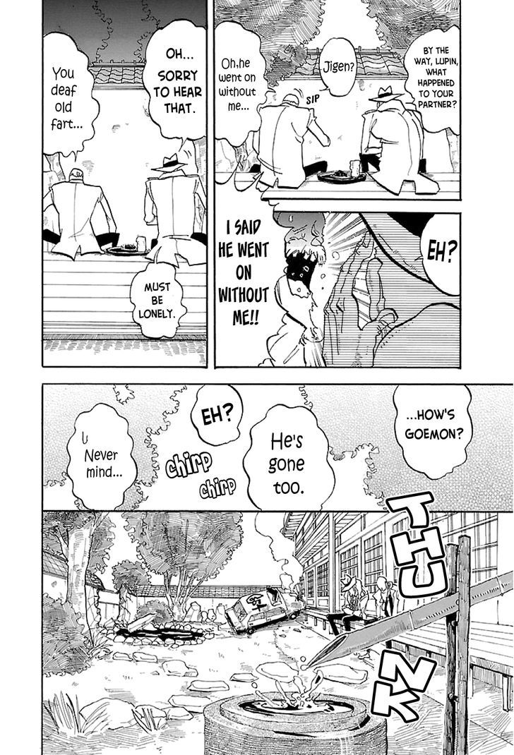 Lupin Sansei T Chapter 1 page 10 - Chapter 1 : The Three Legged Man's Calling Card