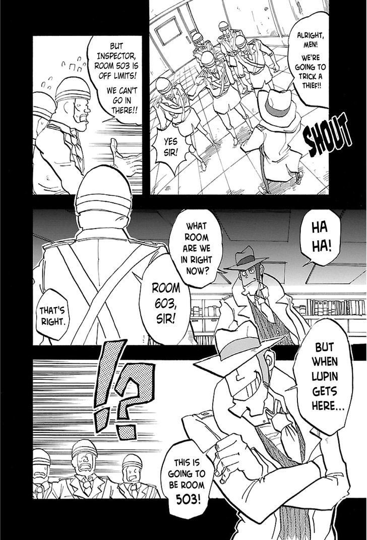 Lupin Sansei T Chapter 1 page 28 - Chapter 1 : The Three Legged Man's Calling Card