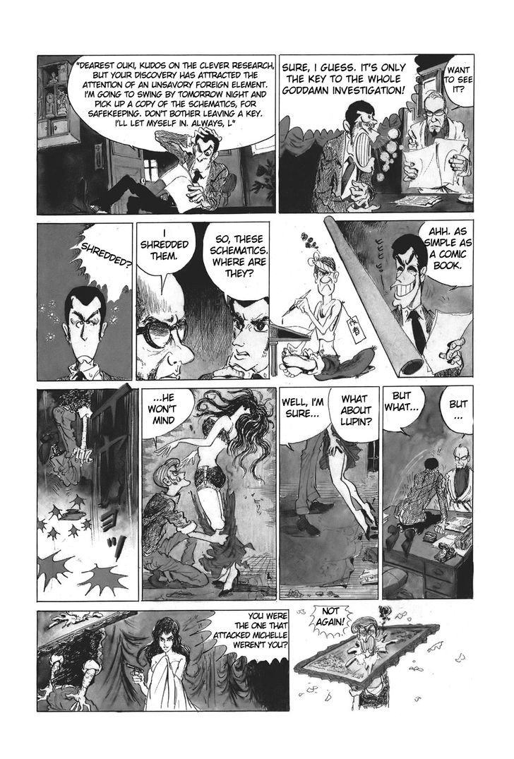 Lupin Sansei Chapter 1 page 16 - Chapter 1 : The Art Of Entrance