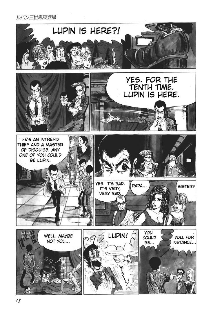 Lupin Sansei Chapter 1 page 9 - Chapter 1 : The Art Of Entrance