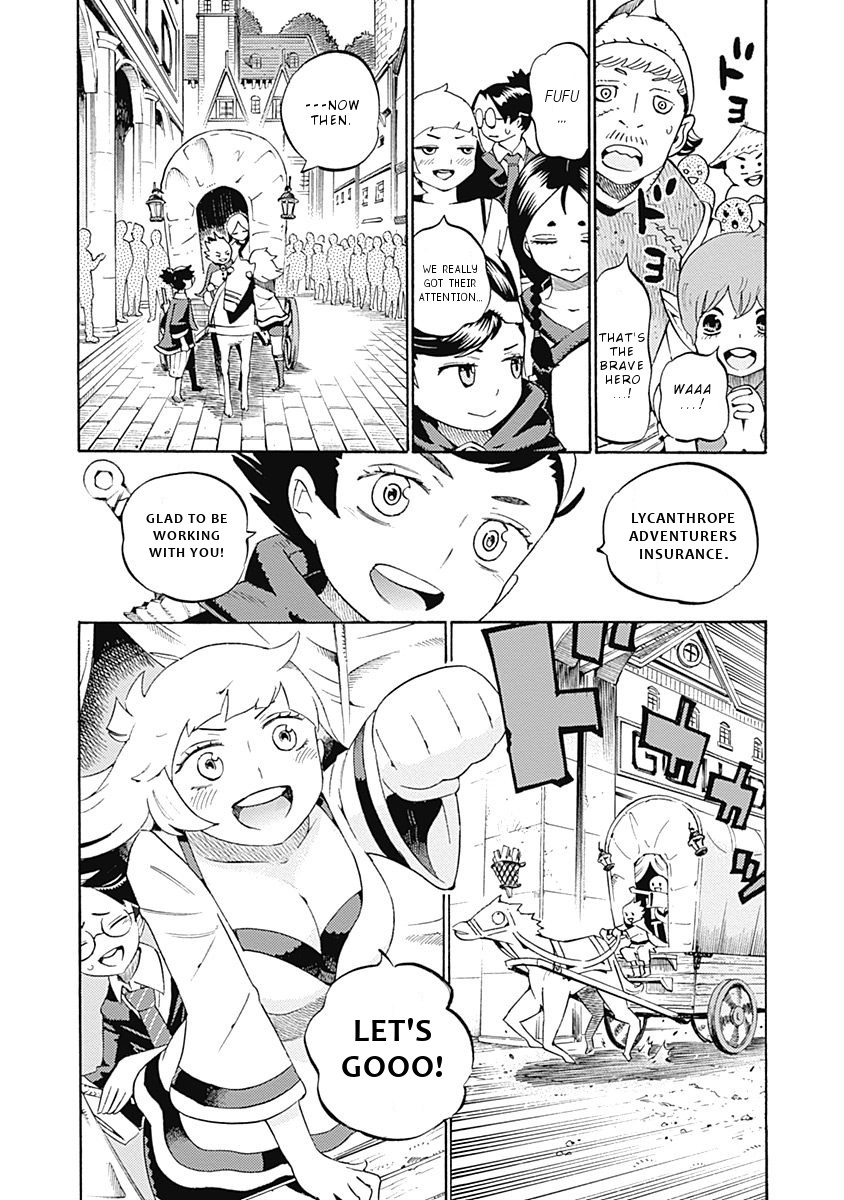 Lycanthrope Bouken Hoken Chapter 23 page 14 - Chapter 23: Incident 23 Brave hero boy
