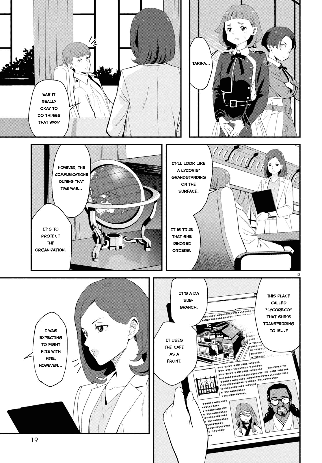 Lycoris Recoil Chapter 1 page 16 - Chapter 1