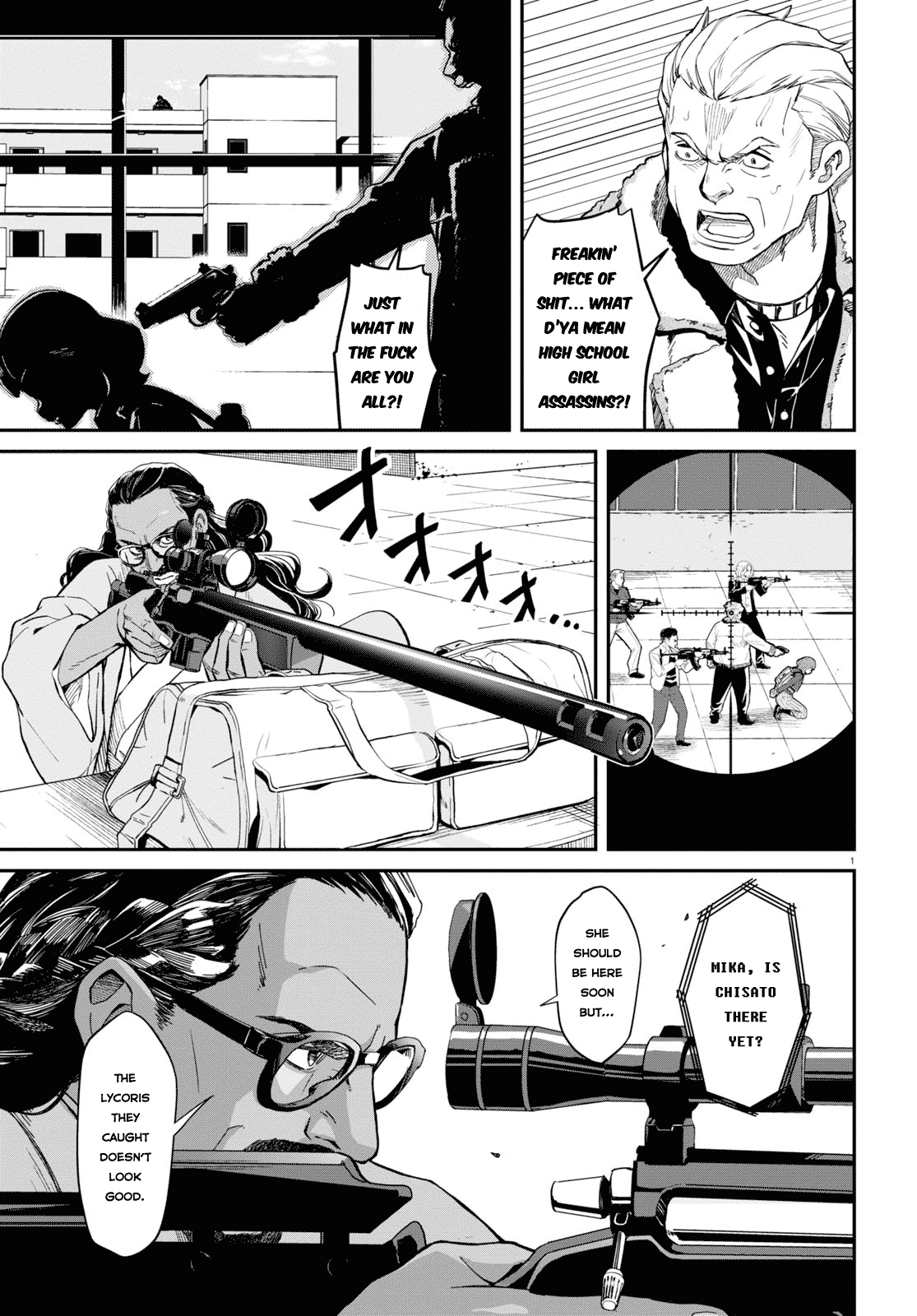 Lycoris Recoil Chapter 1 page 5 - Chapter 1
