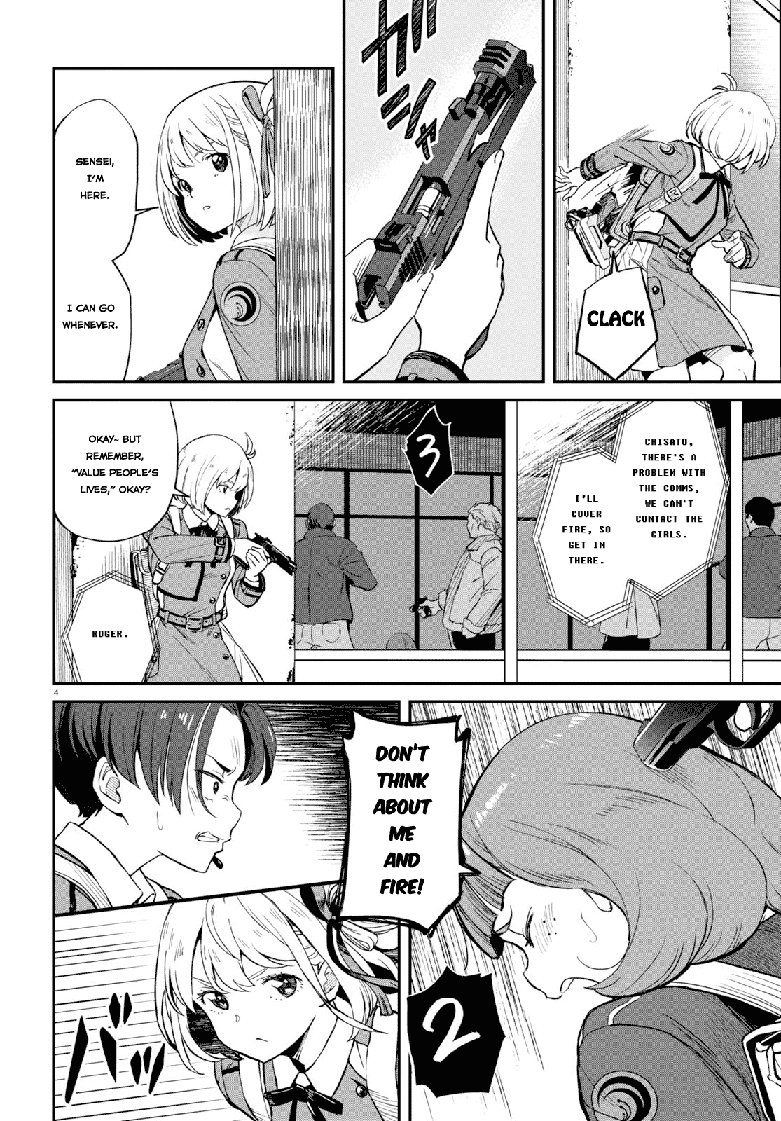 Lycoris Recoil Chapter 1 page 8 - Chapter 1