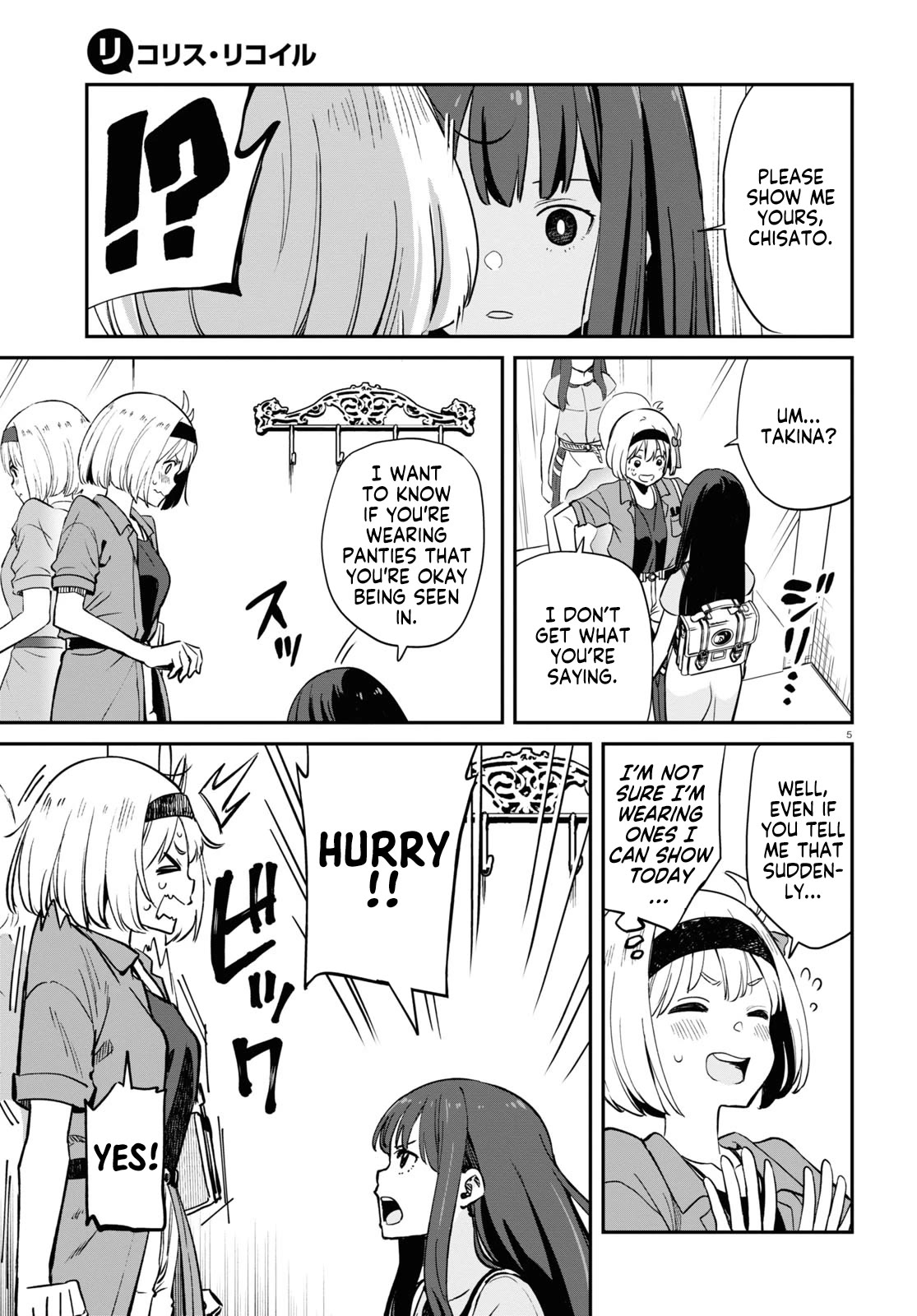 Lycoris Recoil Chapter 12 page 5 - Chapter 12