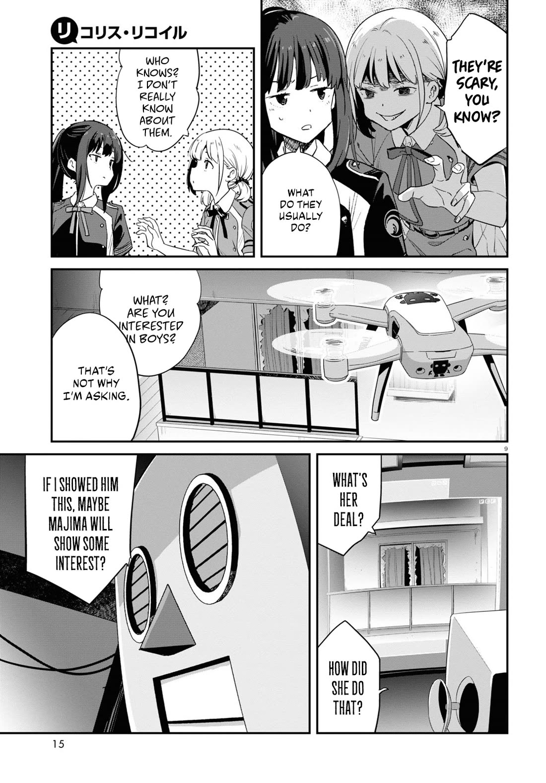Lycoris Recoil Chapter 19 page 12 - Chapter 19