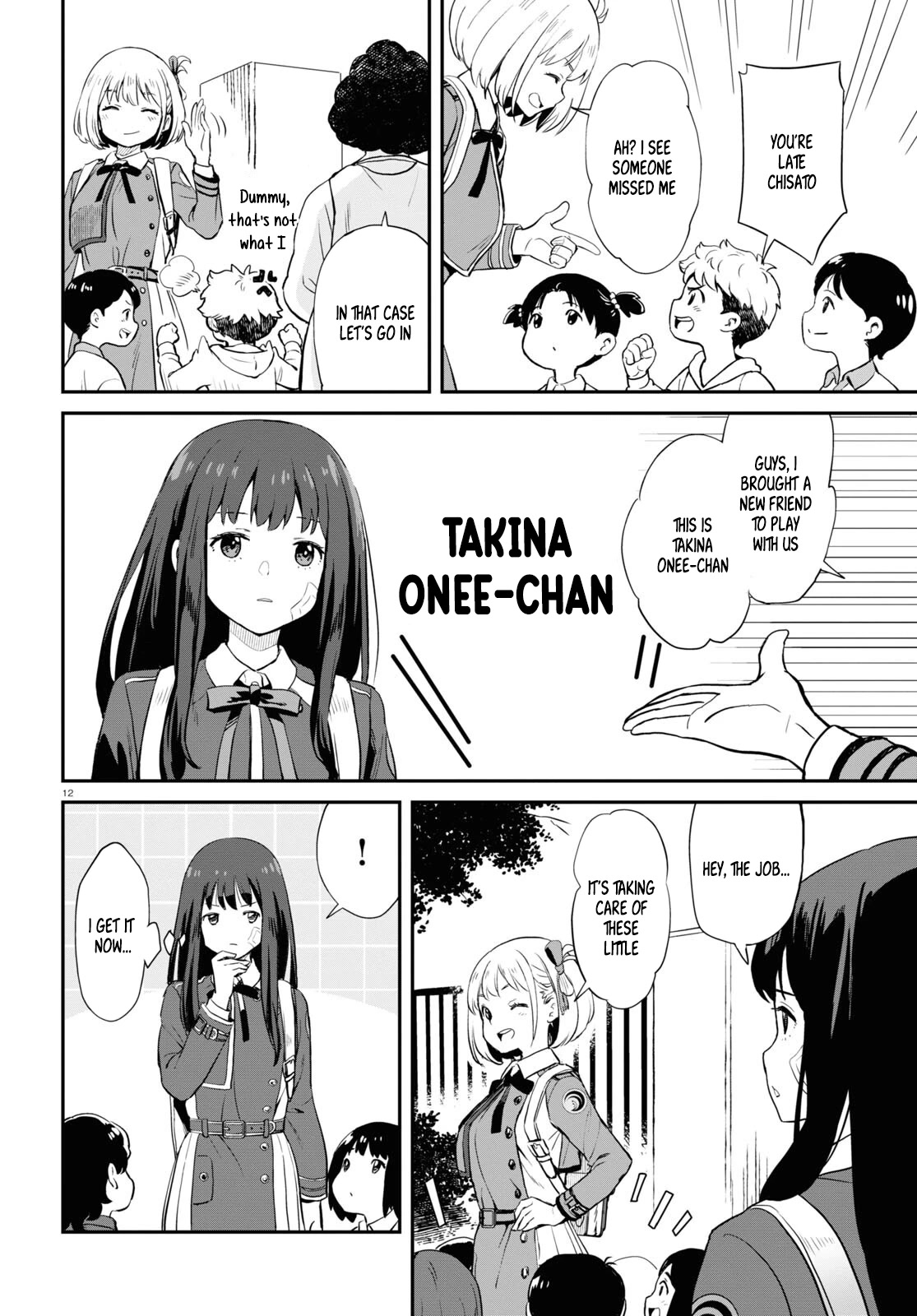 Lycoris Recoil Chapter 2 page 14 - Chapter 2