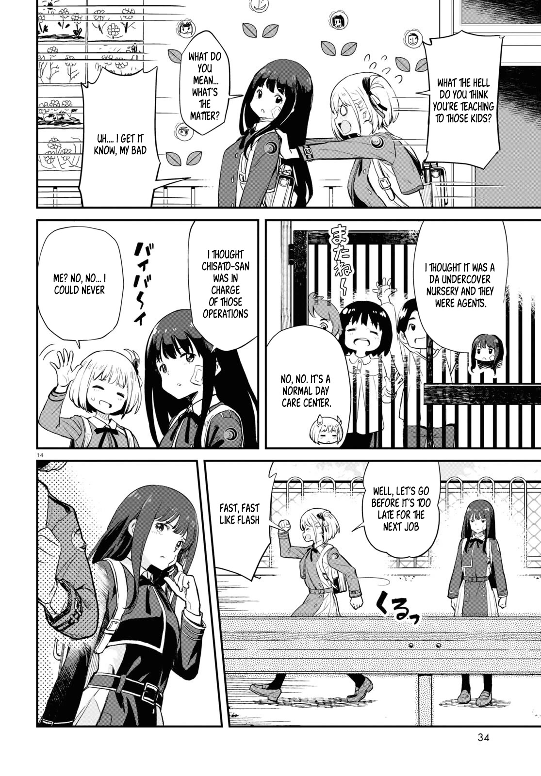 Lycoris Recoil Chapter 2 page 16 - Chapter 2