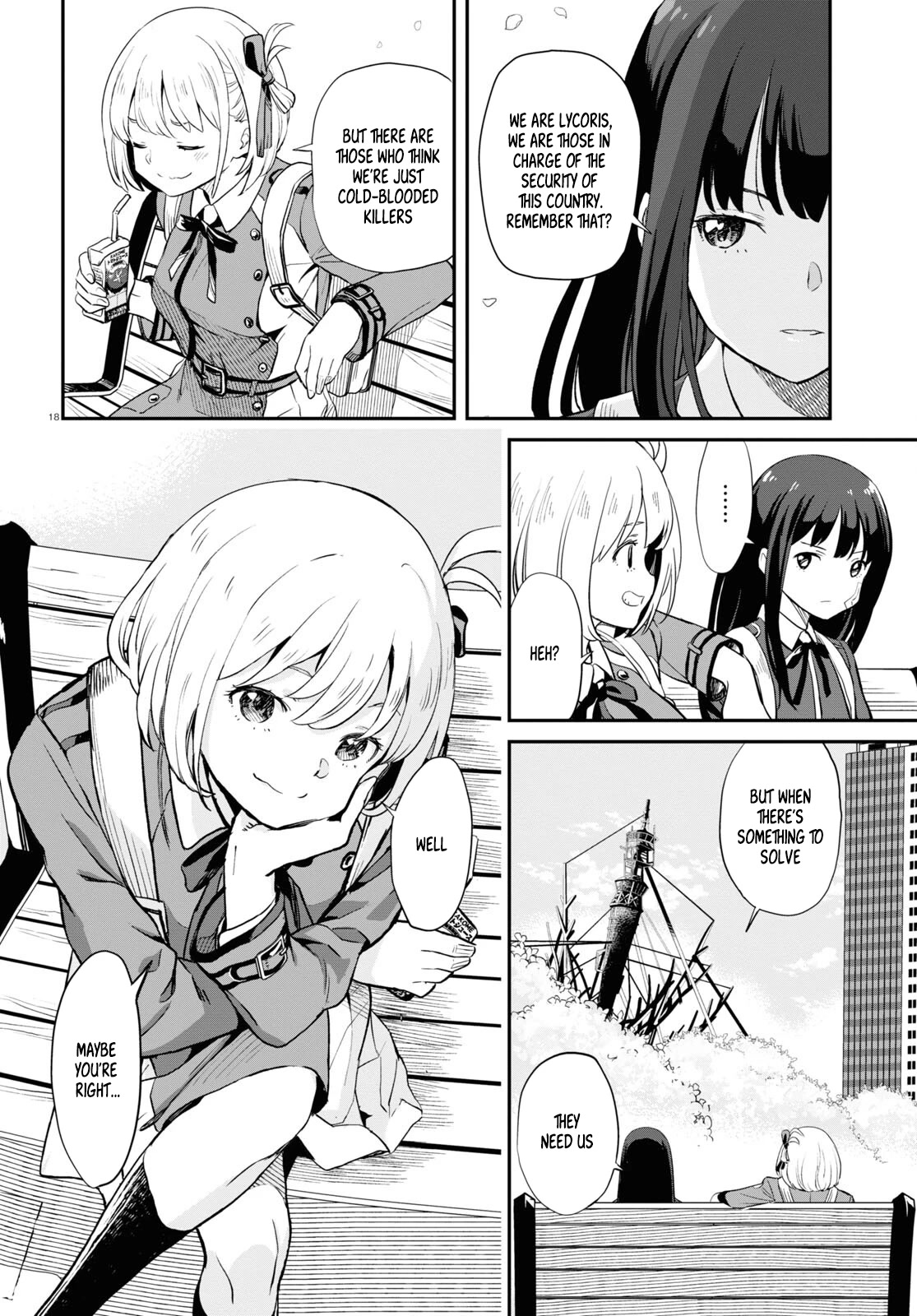 Lycoris Recoil Chapter 2 page 20 - Chapter 2