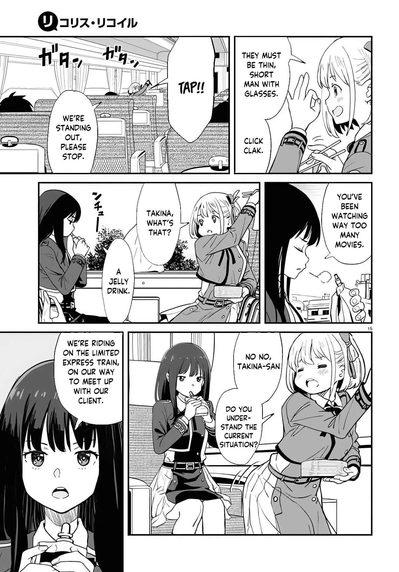 Lycoris Recoil Chapter 4 page 15 - Chapter 4