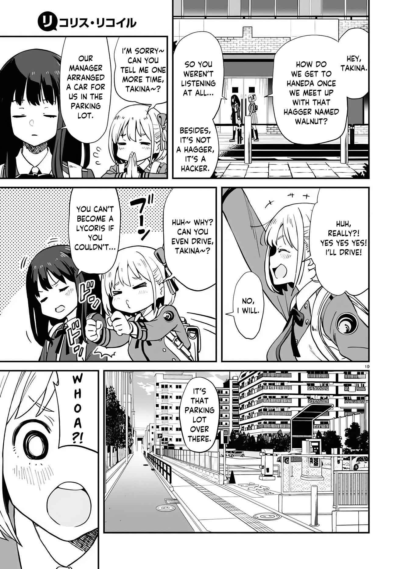 Lycoris Recoil Chapter 4 page 19 - Chapter 4