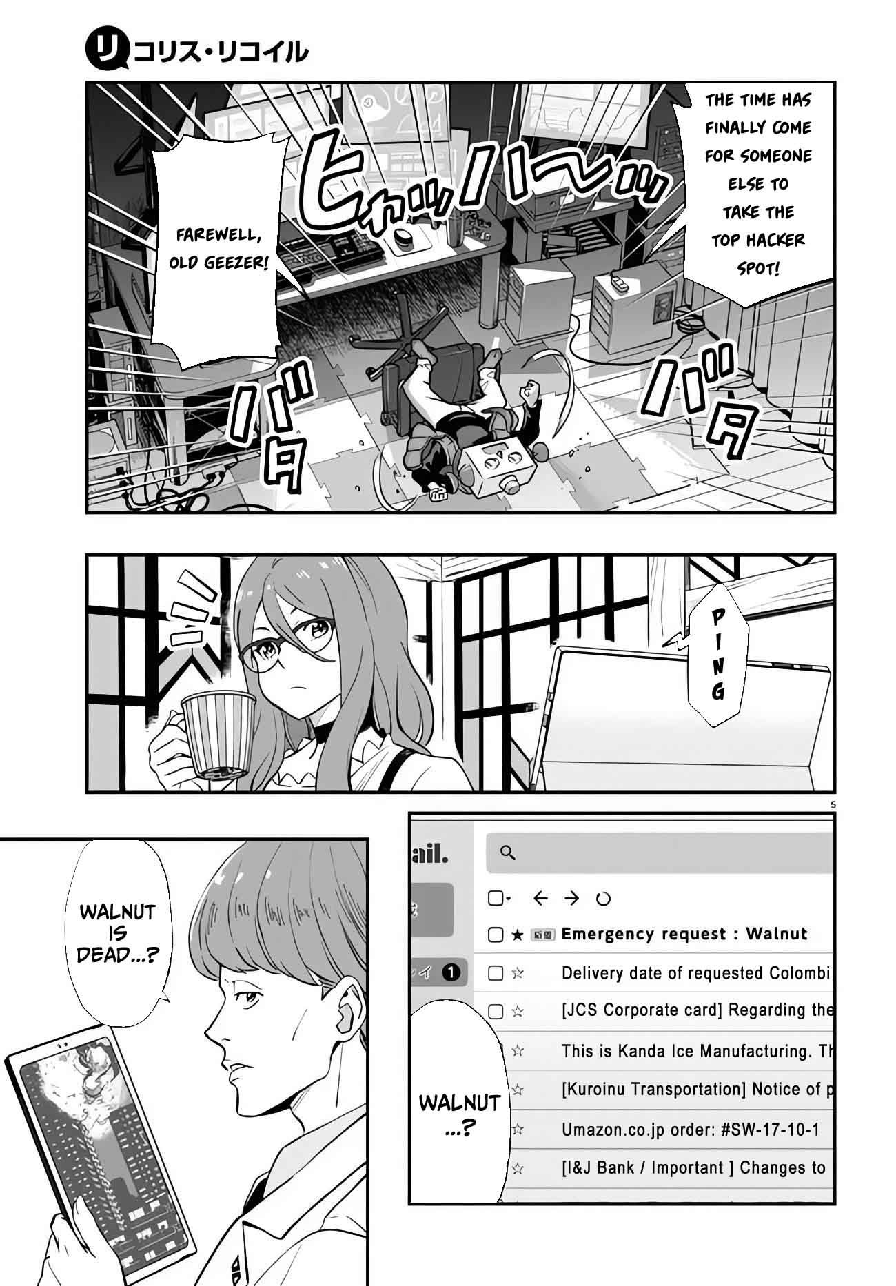 Lycoris Recoil Chapter 4 page 5 - Chapter 4