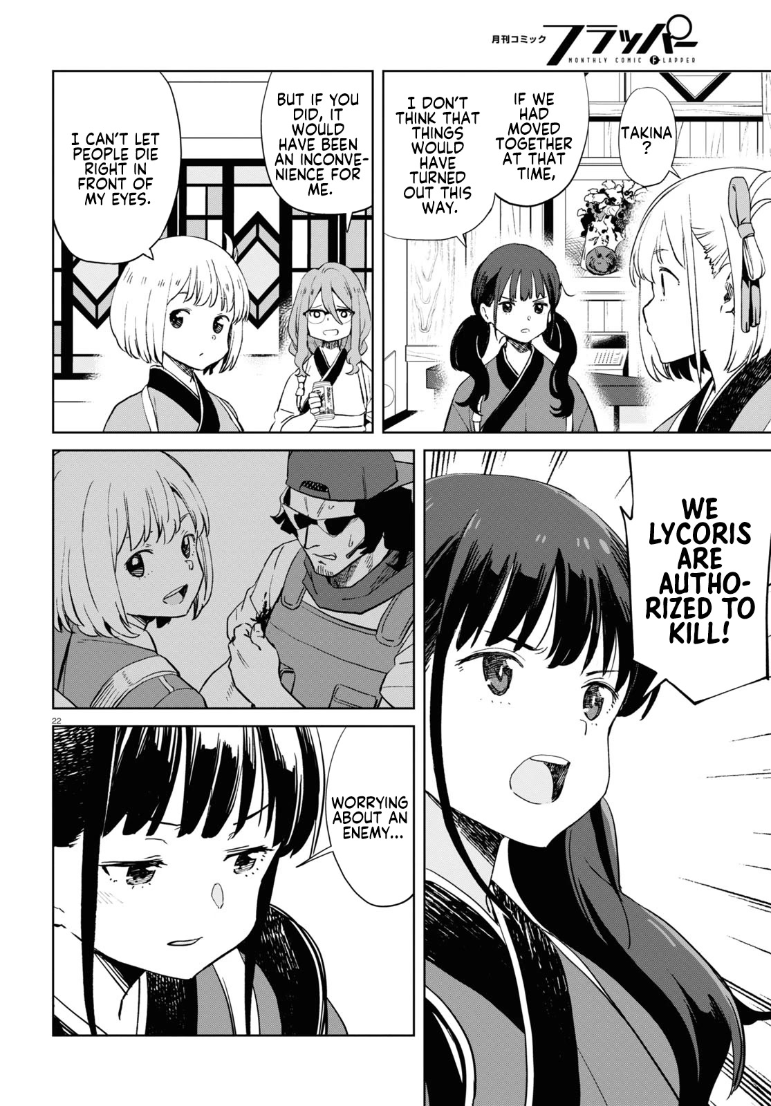 Lycoris Recoil Chapter 6 page 23 - Chapter 6