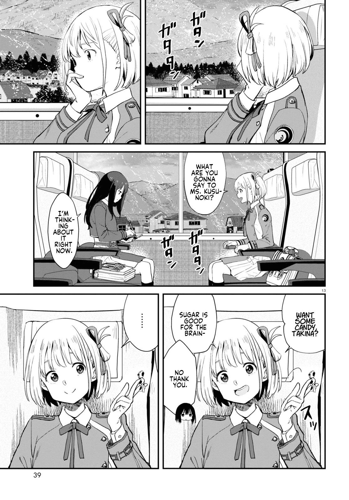Lycoris Recoil Chapter 7 page 13 - Chapter 7