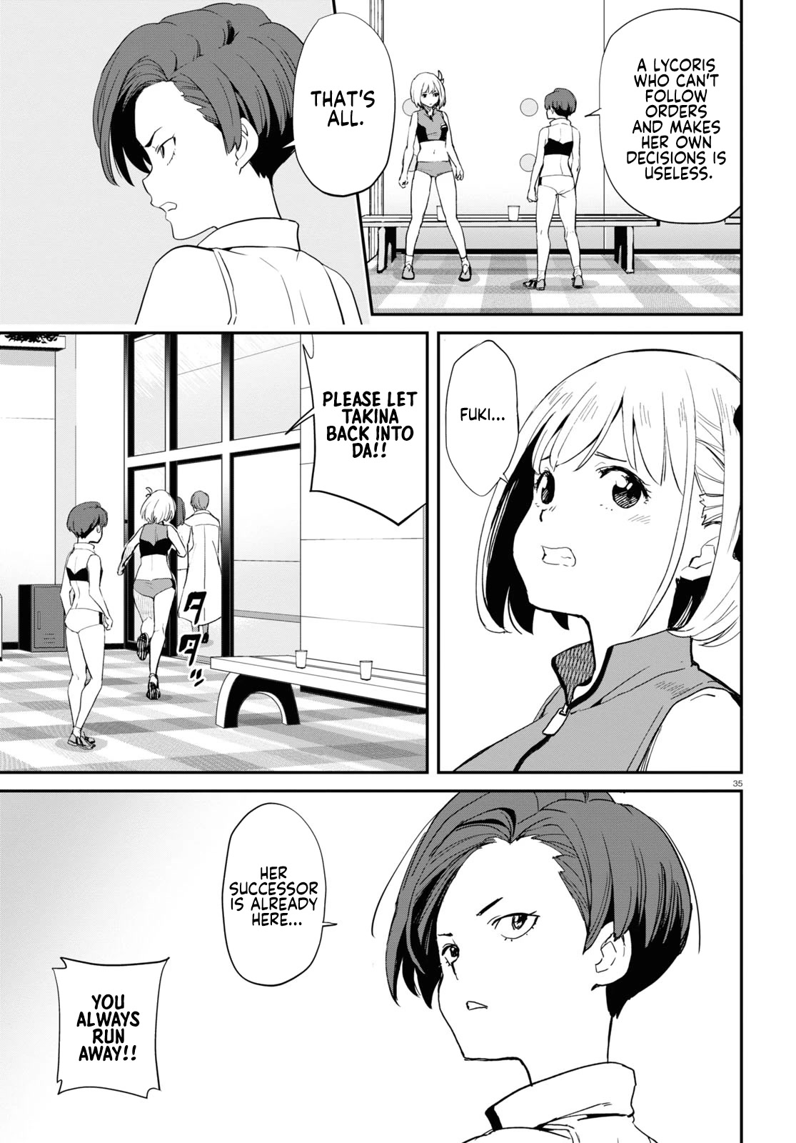 Lycoris Recoil Chapter 7 page 35 - Chapter 7
