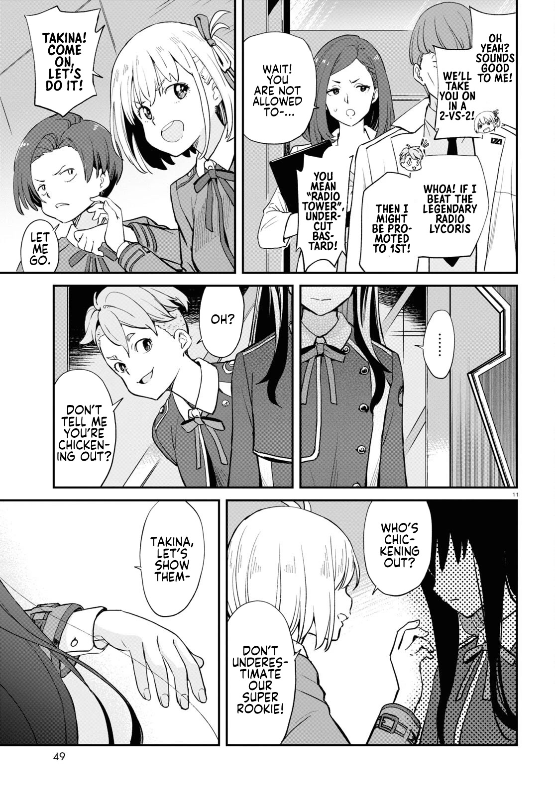Lycoris Recoil Chapter 8 page 11 - Chapter 8