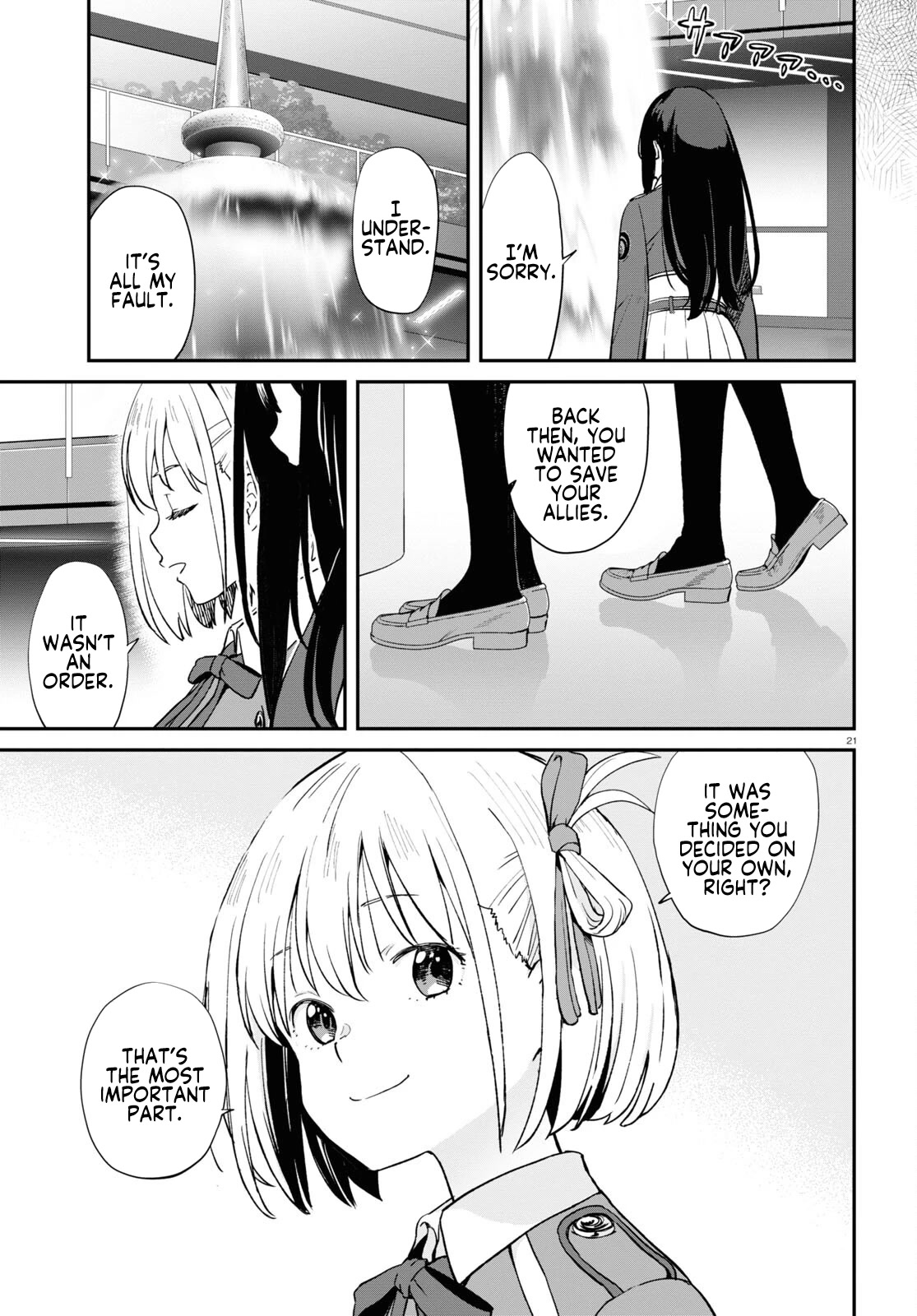 Lycoris Recoil Chapter 8 page 21 - Chapter 8
