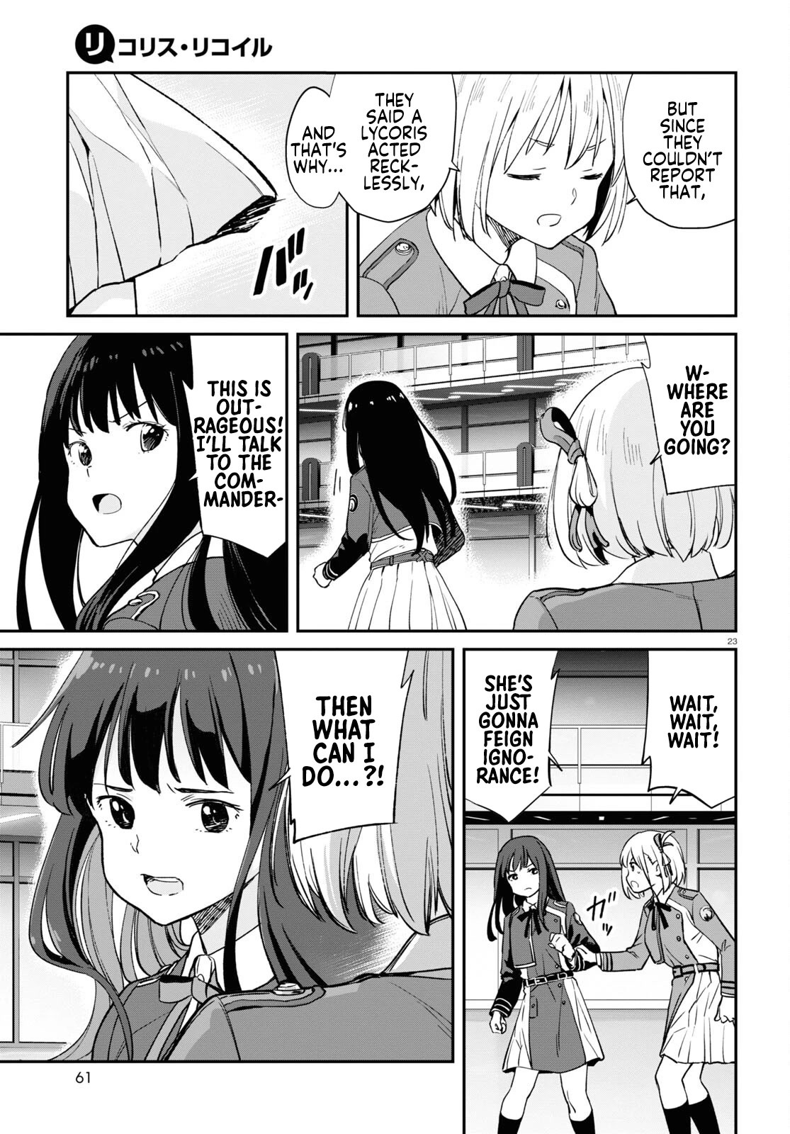 Lycoris Recoil Chapter 8 page 23 - Chapter 8