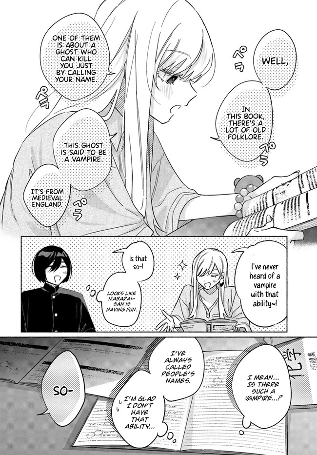Mabarai-san Hunts Me Down Chapter 14 page 9 - Chapter 14: Mabarai-san and interests.