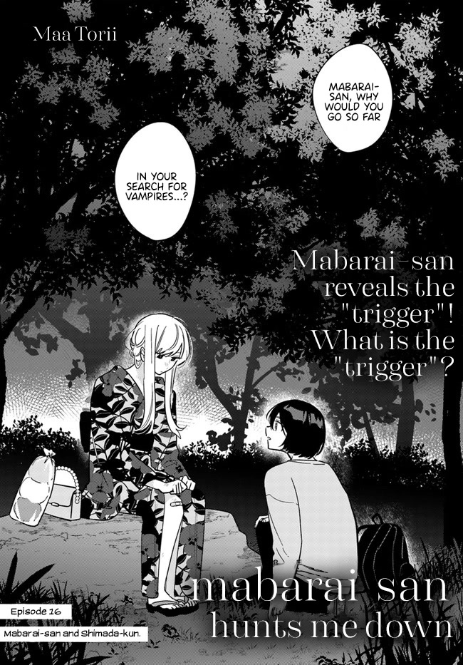 Mabarai-san Hunts Me Down Chapter 16 page 2 - Chapter 16: Mabarai-san and Shimada-kun. [END]