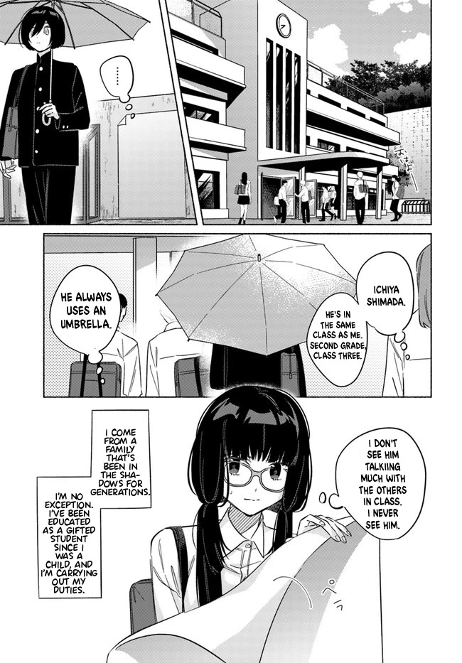 Mabarai-san Hunts Me Down Chapter 4 page 4 - Chapter 4: Mabarai-san and the Guardian of the Shadows
