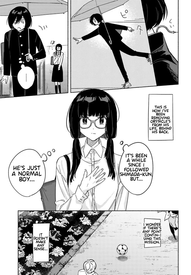 Mabarai-san Hunts Me Down Chapter 4 page 6 - Chapter 4: Mabarai-san and the Guardian of the Shadows