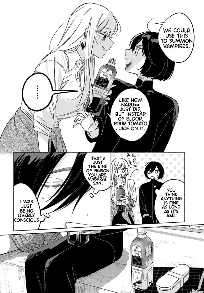 Mabarai-san Hunts Me Down Chapter 5 page 11 - Chapter 5: A little red lunch break with Mabarai-san