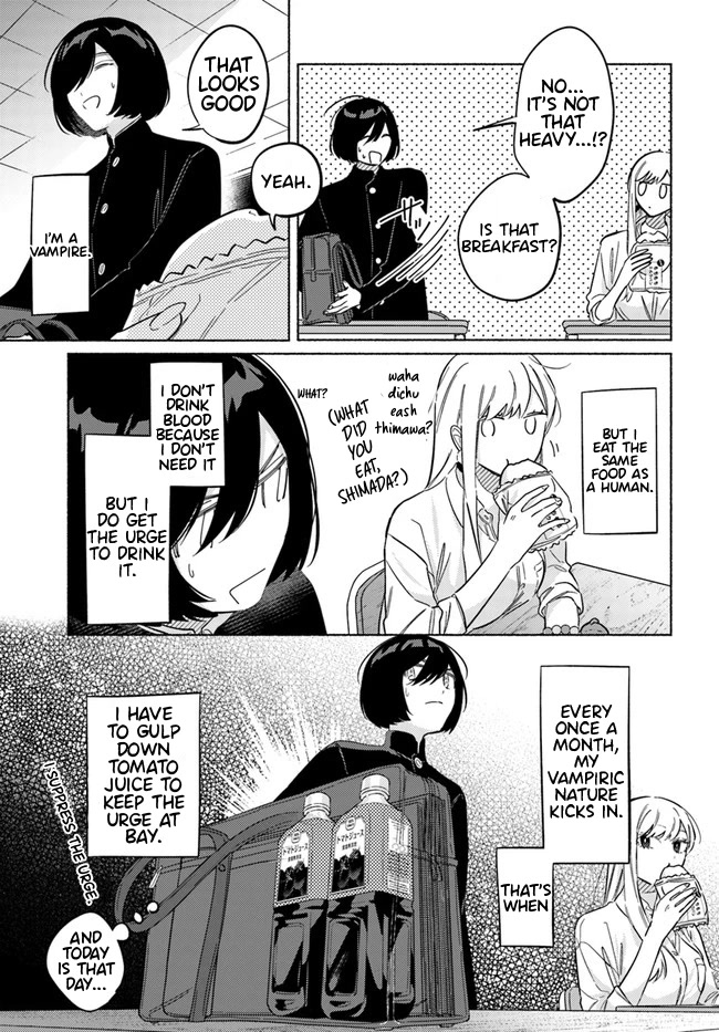 Mabarai-san Hunts Me Down Chapter 5 page 4 - Chapter 5: A little red lunch break with Mabarai-san